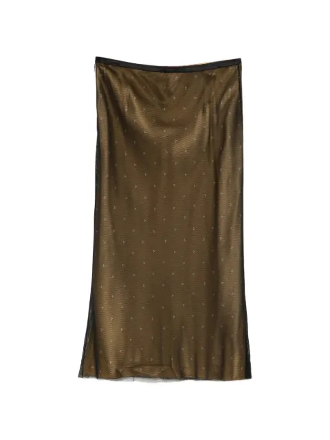LESS Commuter polka-dot skirt Black 2Q7D13720