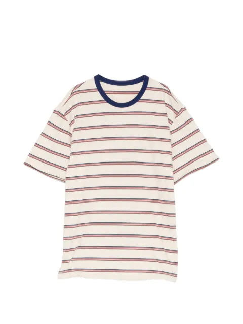 JNBY striped twist T-shirt Neutrals 5Q4113010