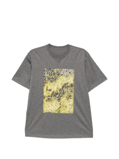 JNBY flocked graphic T-shirt Grey 5Q8111560