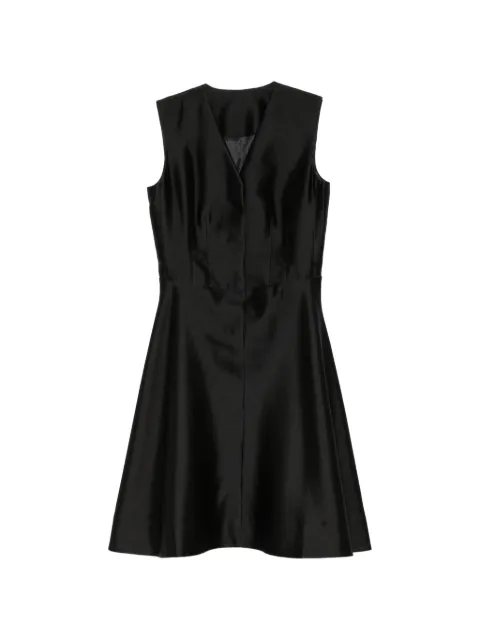 JNBY sleeveless V-neck midi dress Black 5Q7G14890