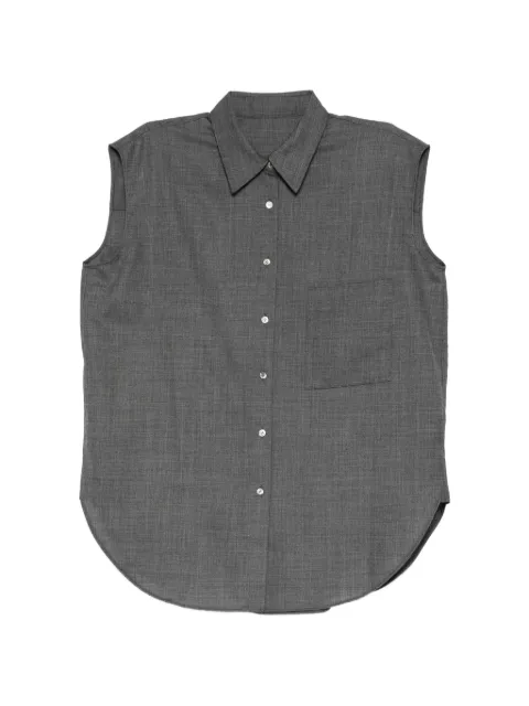 LESS sleevelesss blouse Grey 2Q7216060