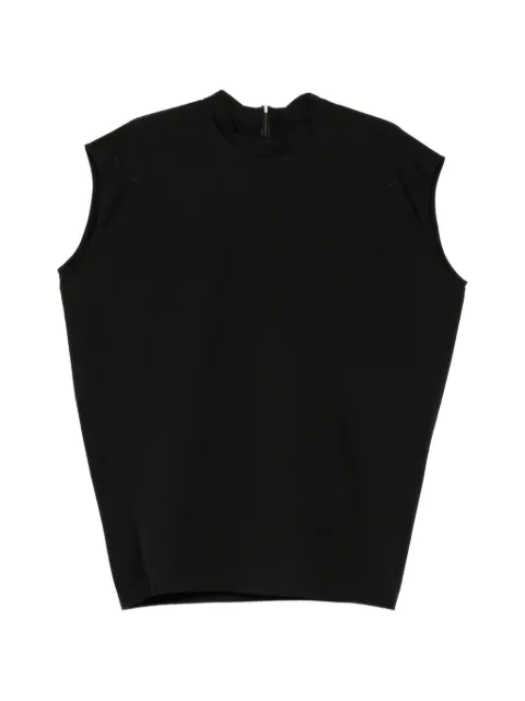 LESS sculptural crew-neck vest Black 2Q7116020