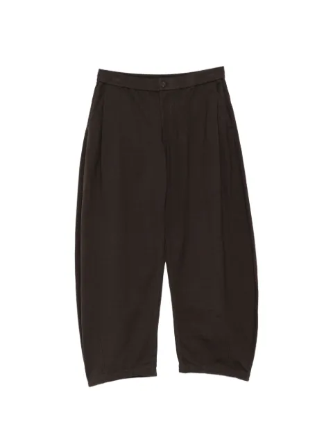 CROQUIS curved-leg trousers Brown 9Q7E13920