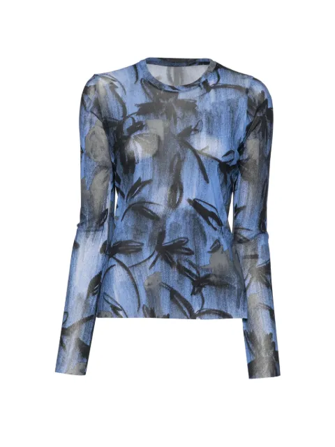 JNBY printed T-shirt Blue 5Q7111480