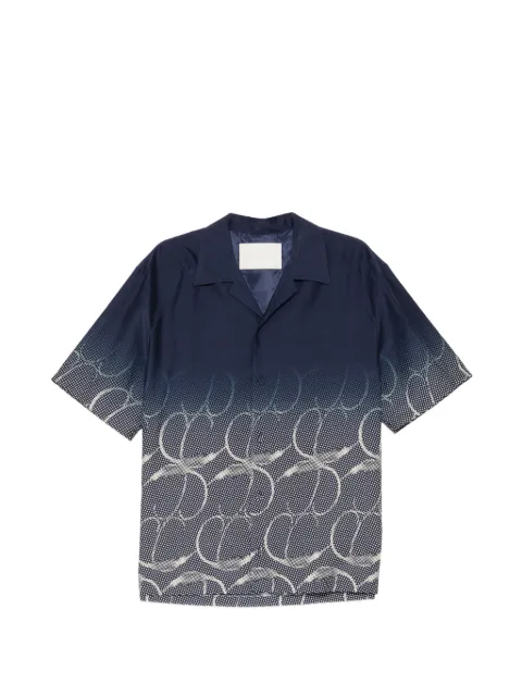 CROQUIS printed short-sleeves shirt Blue 9Q6211100