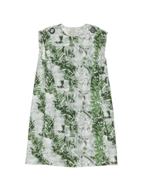 JNBY han-paint-printed floral dress Grey 5Q7G11470