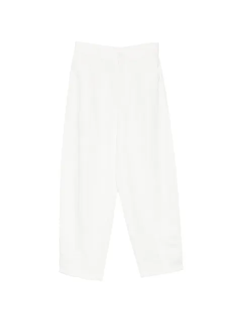 LESS curved-leg trousers White 2Q7E13250