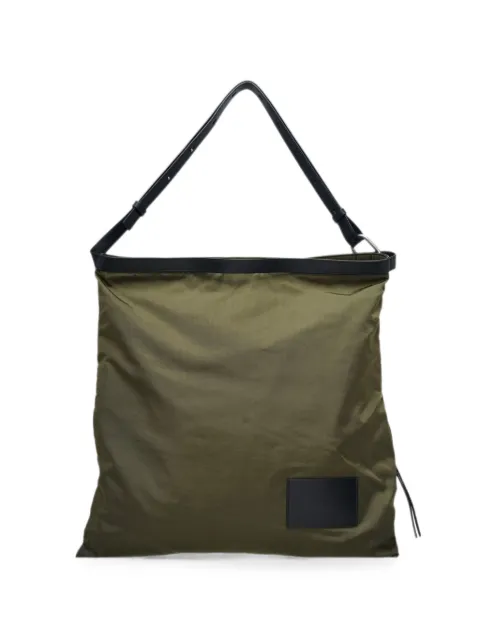 Jil Sander medium soft rolled tote bag Green J26ZH0015P9304310