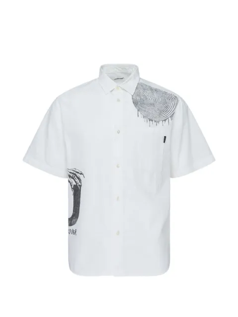 Undercover graphic-print short-sleeve shirt White UP1F940