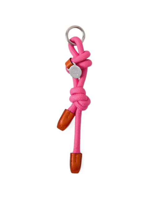 Mulberry knotted rope keyring Pink A26RK6022000Z115