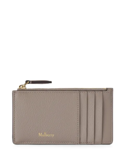 Mulberry Continental zipped card holder Neutrals A26RL7975205F924