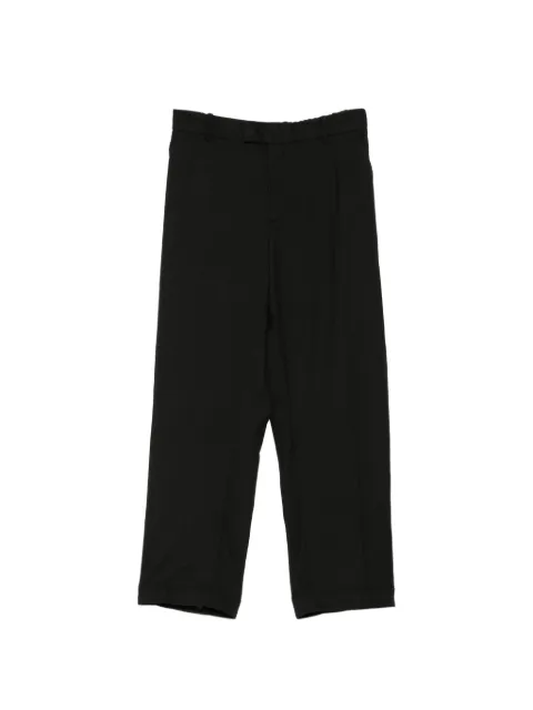 CROQUIS straight-tapered trousers Black 9Q7E12500