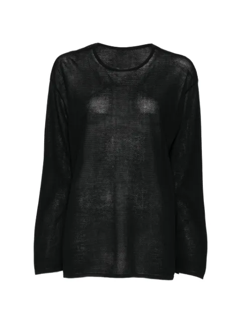 LESS cotton T-shirt Black 2Q7310010