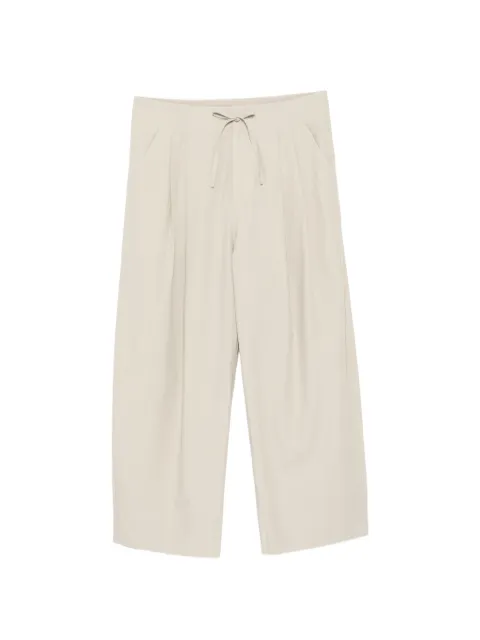LESS drawstring pleated trousers Neutrals 2Q7E10090
