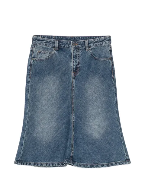 JNBY fishtail-hem denim skirt Blue 5Q7D11420