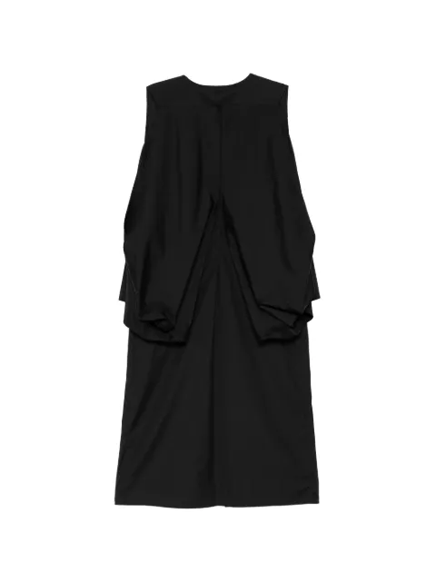 LESS draped midi dress Black 2Q7G15140