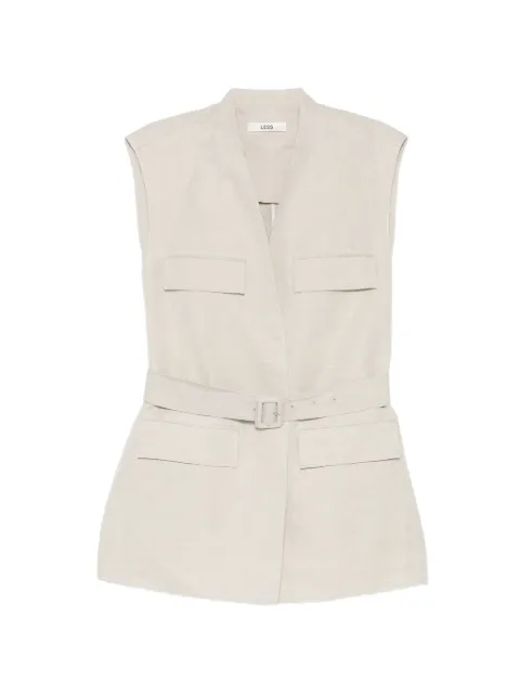 LESS belted vest Neutrals 2Q7515580