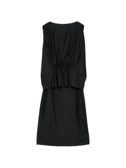 LESS layered sleeveless midi dress Black 2Q7G14600