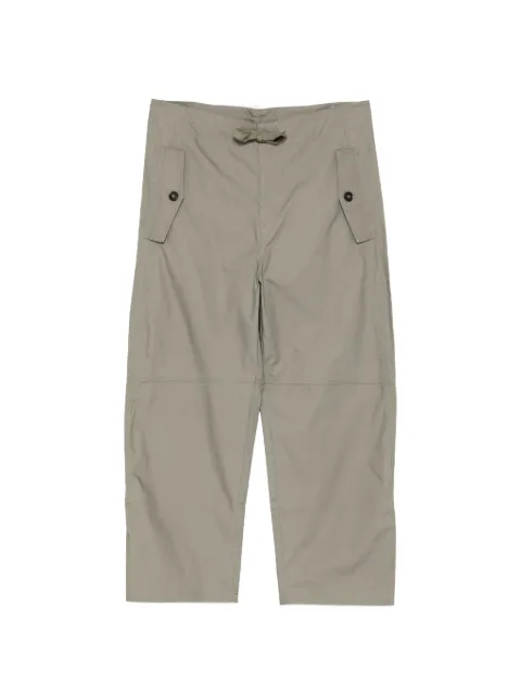 LESS cotton barrel-Leg Trousers Grey 2Q7E12960