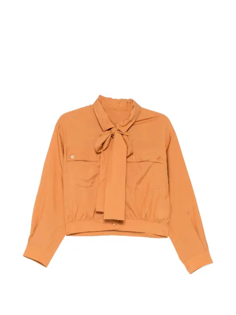 JNBY tie-neck jacket Orange 5Q7612650
