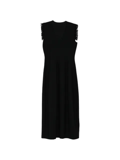 LESS fringed midi dress Black 2Q7G10020