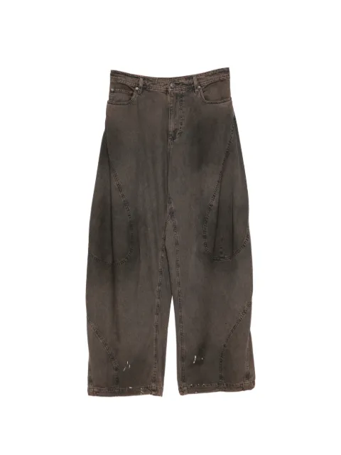 CROQUIS panelled jeans Brown 9Q7E11191