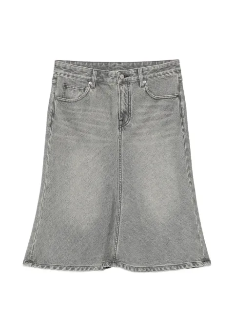 JNBY fishtail-hem midi skirt Grey 5Q7D11420