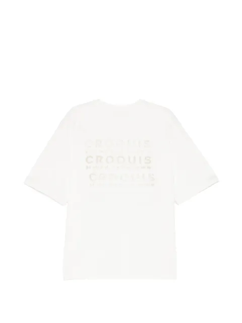 CROQUIS graphic-print tee White 9Q7114540
