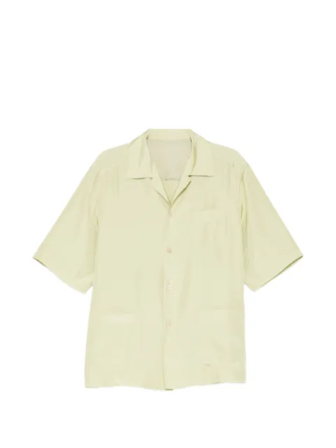 CROQUIS camp-collar short-sleeve shirt Green 9Q7210610