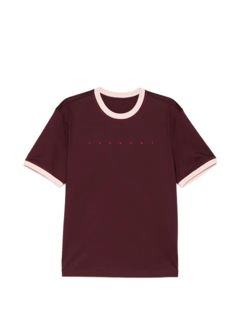 CROQUIS sailboat-embroidery mercerised T-shirt Red 9Q7113300