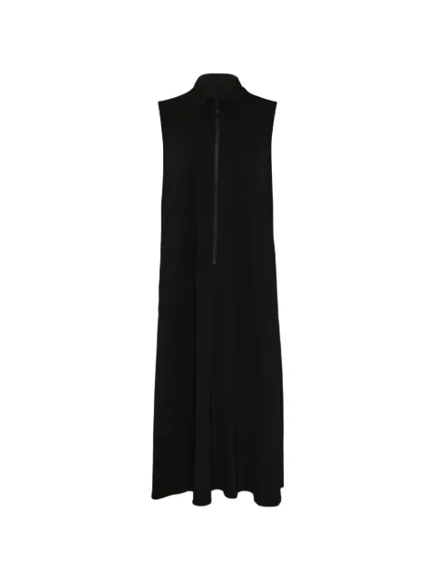 Y's sleeveless stand-collar maxi dress Black YVD05529003