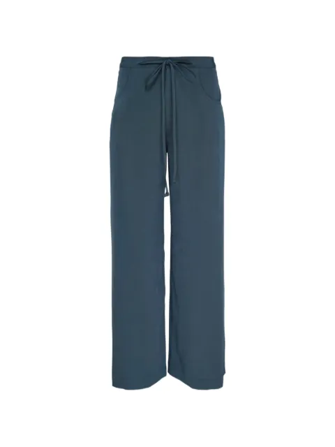 Y's drawstring-waistband trousers Blue YVP06500002