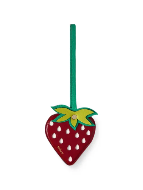 Mulberry strawberry-motif bag charm Red A26RK6016000Z115