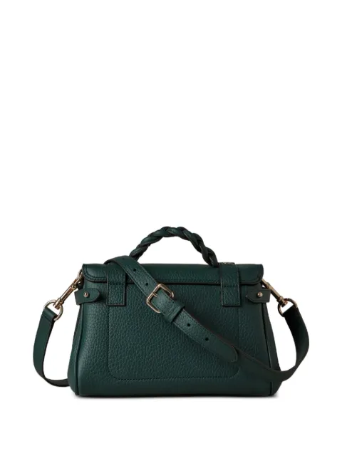 Mulberry mini Alexa braided-handle shoulder bag Green BA26RL6595736Q633