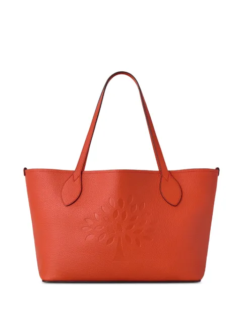 Mulberry Tree grain leather large tote bag Orange A26HH0140