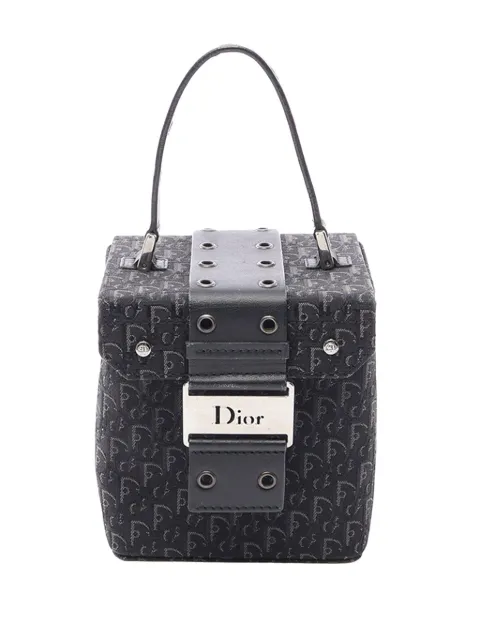 Christian Dior Pre-Owned 2000-2010 Diorissimo Trotter Canvas Street Chic vanity bag Black N7OVPA1YG36JB2UW