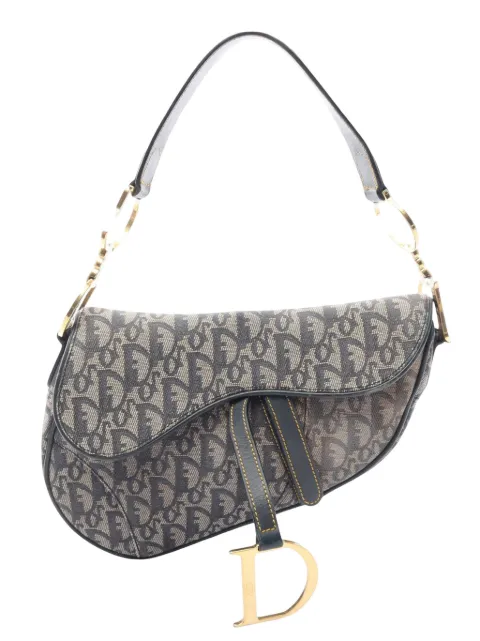 Christian Dior Pre-Owned 20th Century Diorissimo Canvas Saddle Bag shoulder bag Blue CRECB3EGO2QUXTGO