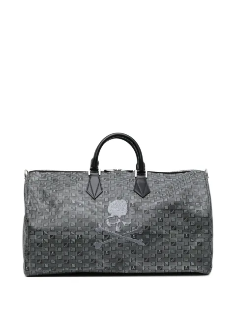 Mastermind Japan x Moreau Paris clip Boston travel bag Black BOSTMMLRG