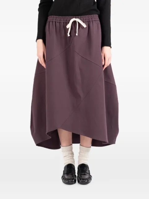Société Anonyme Bunka panelled drawstring midi skirt Purple BUNKASKSA18W99WLE97