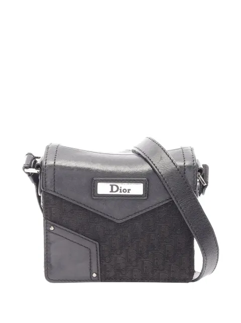 Christian Dior Pre-Owned 2010-2026 Diorissimo Trotter Canvas Street Chic crossbody bag Black TS53T0OQJFH8DKOC