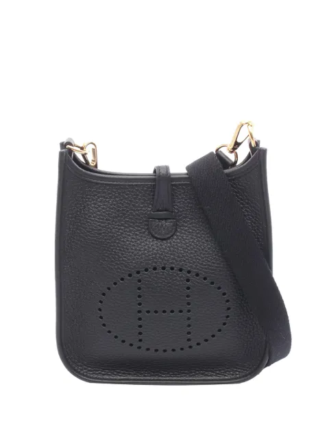 Hermès Pre-Owned 2024 Clemence Evelyne TPM 16 crossbody bag Black 4GDJ2056FU8CUA0P