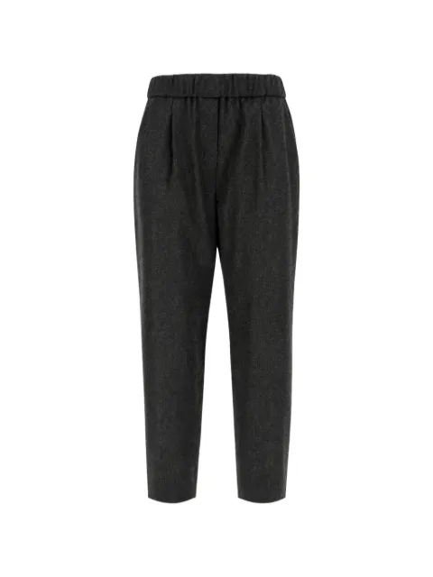 Giorgio Armani elasticated-waist track pants Grey GW003476TE10537