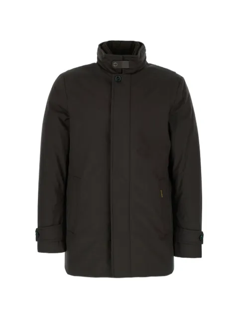 Moorer high-neck jacket Brown MOUGI101206TEPA011