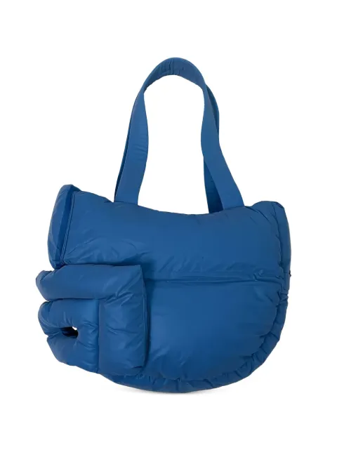 DINGYUN ZHANG quilted padded tote bag Blue DZ2313001RBOS