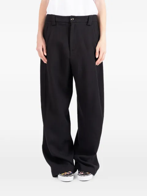 Société Anonyme Bloom wide-leg wool trousers Black BLOOMSA18W99WL100