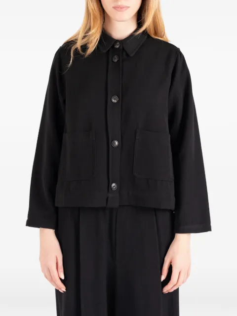 Société Anonyme Tilda button-up patch-pocket jacket Black TILDAWJACKETSA18W99WL70