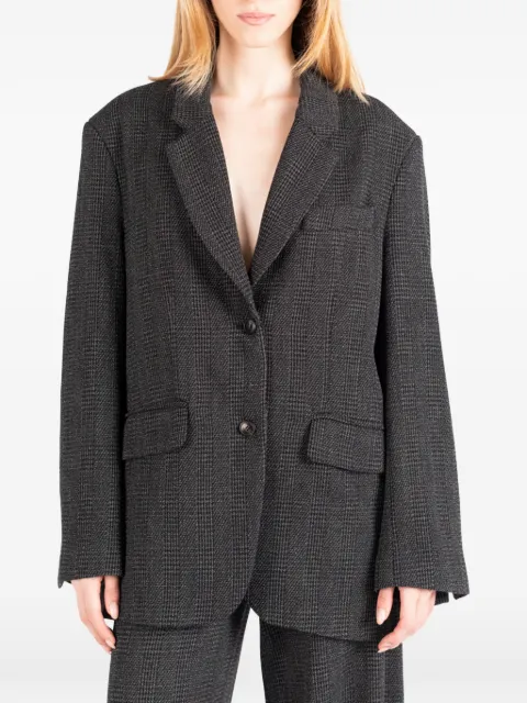 Société Anonyme Berry checked wool jacket Grey BERRYSA18W99WL100