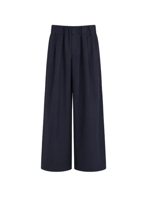 Société Anonyme Gatsby pleated wide-leg trousers Blue GATSBYSA18U99WL100