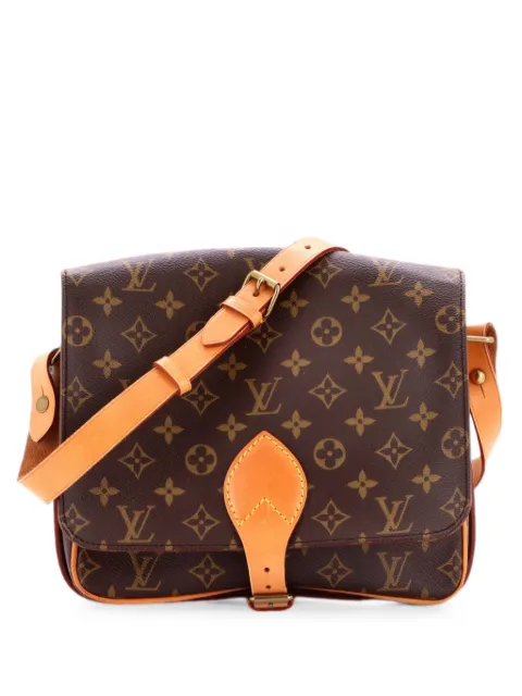 Louis Vuitton Pre-Owned Cartouchiere Handbag Monogram Canvas GM crossbody bag Brown XMQIAGO2RO63XLIZ