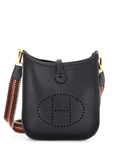 Hermès Pre-Owned Evelyne Bag Gen III Clemence TPM crossbody bag Black XLELT0YOTEXA42N3